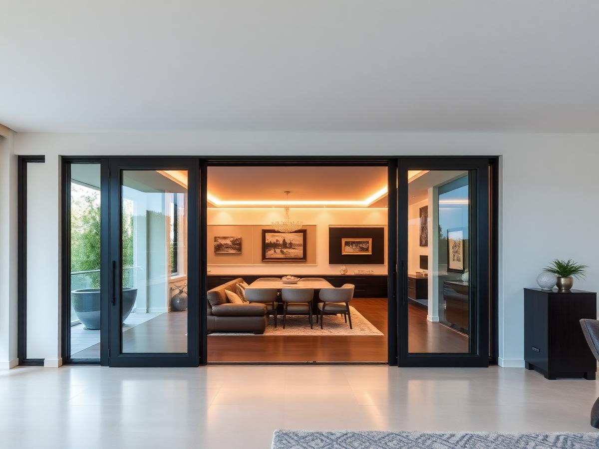 Aluminium systems facade showcase background