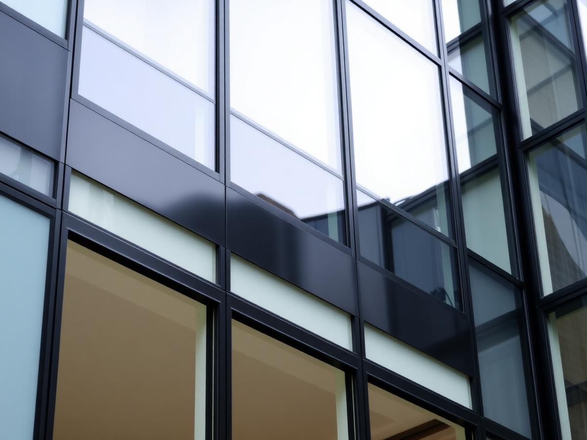 Aluminium systems facade showcase background