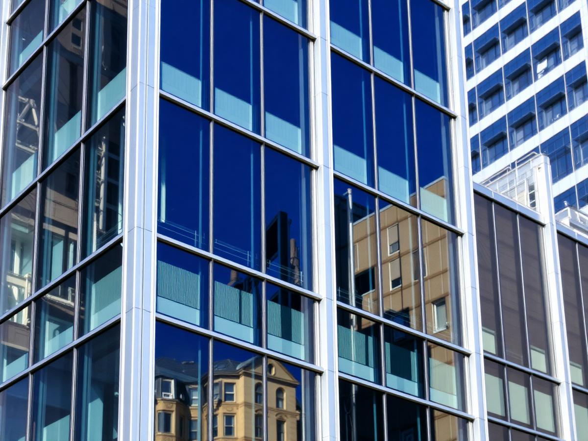 Aluminium systems facade showcase background