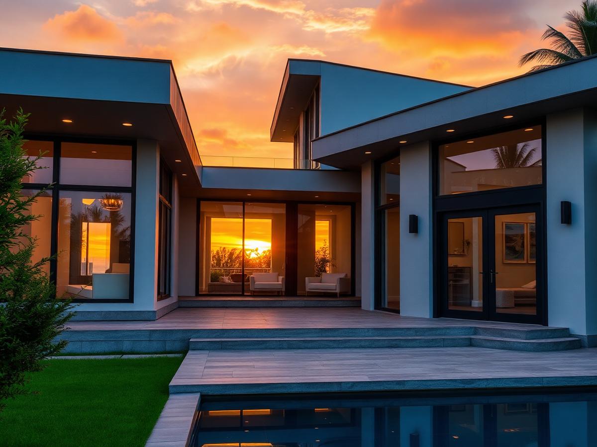 Aluminium systems facade showcase background